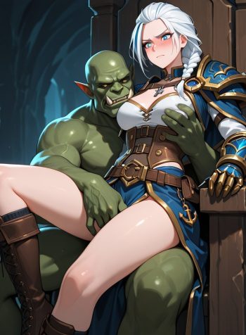 World of warcraft Jaina Proudmoore the legendary Orc Lover