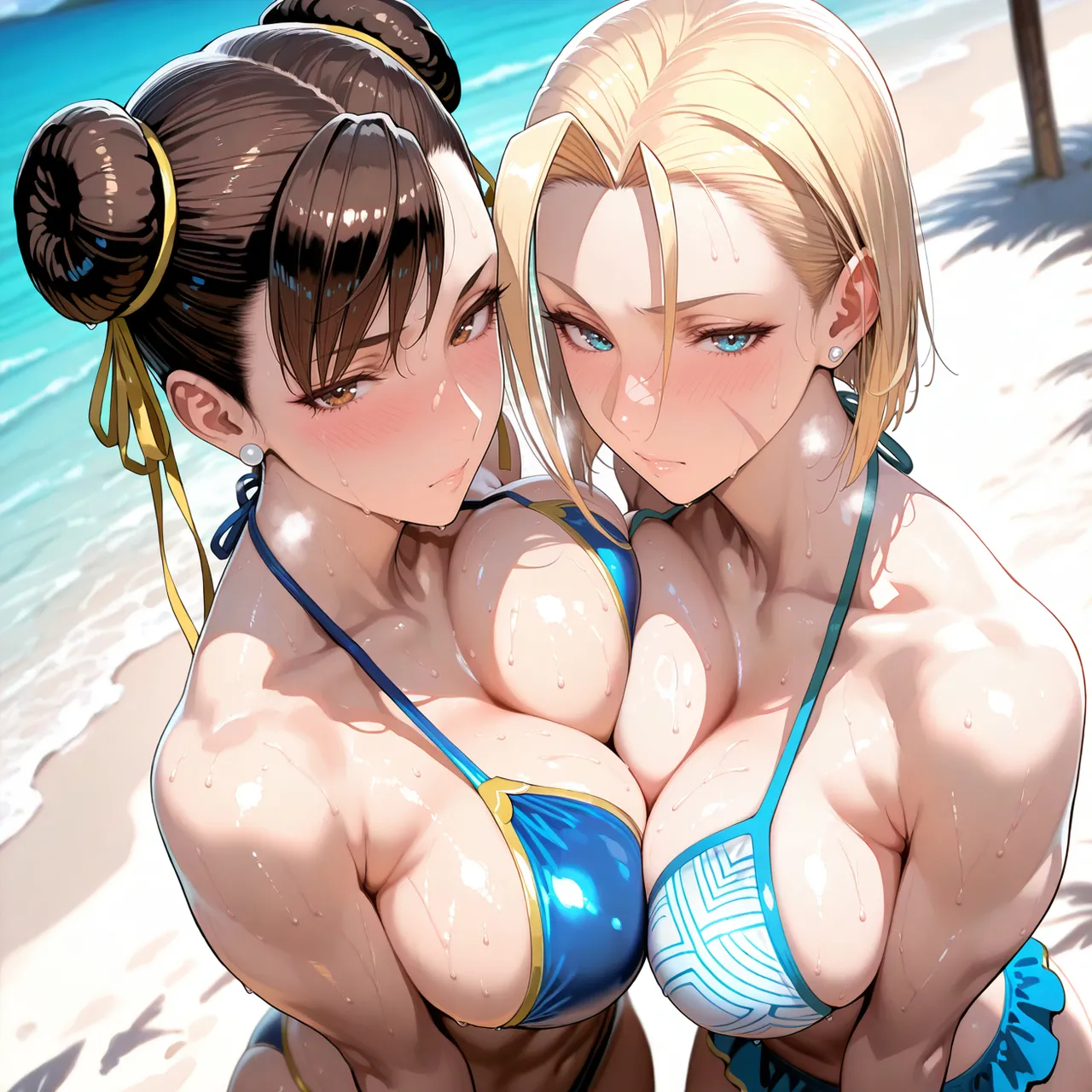 street fighter Cammy White and Chun-li